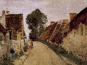 Camille Pissarro Overton village cul-de sac Sweden oil painting artist